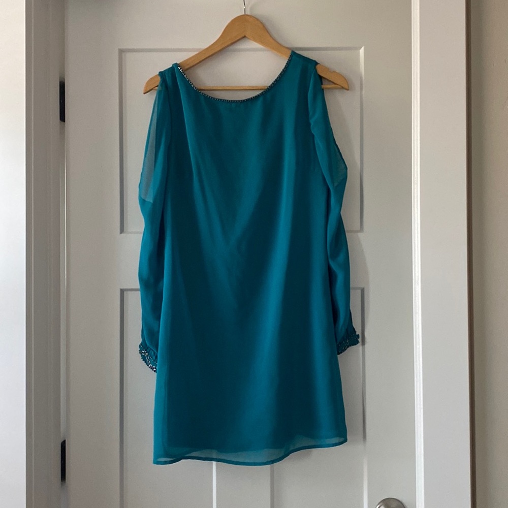 Alice Moon dress, size small, teal color